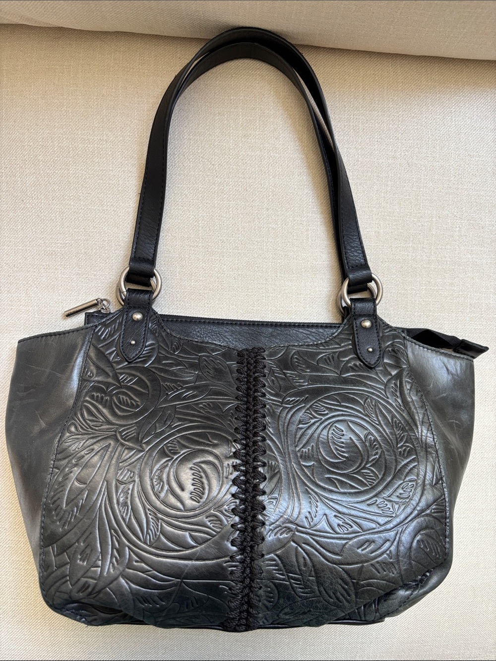 The Sak Leather Satchel / Purse NWOT